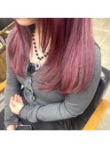 シャギーレイヤー/マゼンタカラー/顔まわりレイヤー【たいし】