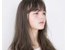 人気No.１平日限定TRサービス☆カット+艶カラー+4STEPトリートメント　9800