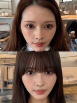 ニュート(Neut )&nbsp;クロスパーマ前髪カット前髪パーマ前髪ストレートパーマ