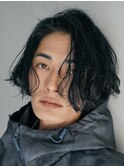 銀座センタパートニュアンスパーマツーブロックメンズパーマ