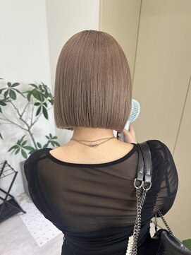 エンター 天神店(ENTER) ダブルカラー/ブリーチ/ミルクティーベージュ ENTER天神店