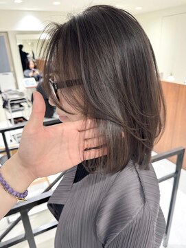 アミリー ひたち野うしく店(Amily) ハイライトバレイヤージュダブルカラーケアブリーチ30代40代