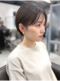 ★20代30代40代似合わせカットマッシュショート丸みショート