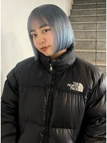 レコ 渋谷(LECO)&nbsp;アイスホワイトブルーケアブリーチハイトーンペールカラー