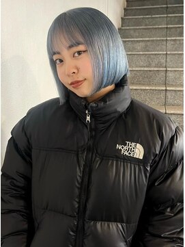 レコ 渋谷(LECO) アイスホワイトブルーケアブリーチハイトーンペールカラー