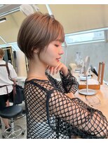 ロンドロゼ 池袋(Lond rose)&nbsp;♪ミニウルフレイヤーカット顔周り前髪韓国ショートボブ/池袋