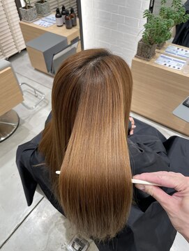 ステアケース 武蔵小杉店(stair:case) ハイライト×髪質改善美髪矯正