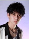 メンズマッシュメンズヘア波巻きスパイラルパーマ波巻きパーマ