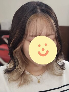 ビードットアール バーバーパパ レナセール(B.R Barber Papa.Renacer) ミルクティーインナーカラー