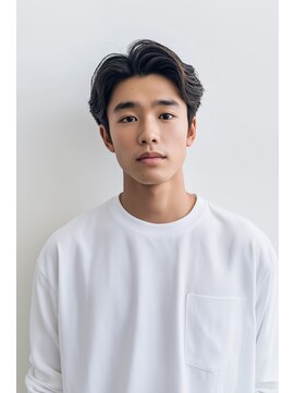 クロス(CROSS) アップバング　ツーブロック