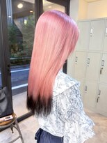 フラム 渋谷(flamme)&nbsp;◯ペールピンクとブラックのデザインカラー