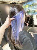 インナーカラー×ブルーラベンダー