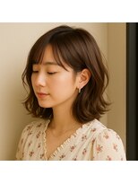 スープレックス ヘアーデザイン(SOUPREX HAIR DESIGN)&nbsp;SOUPREXふんわりミディアムボブ　20代 30代 40代 50代 60代