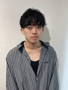 ゼスト 中野店(ZEST) 【ZEST中野/Hikaru】ゆるく残るパーマを活かしたメンズカット