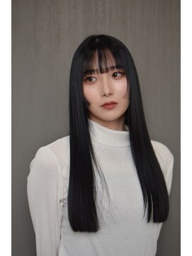 シーン(SCENE) [天神今泉/黒髪カタログ/クラゲヘアー/オリーブグレー]