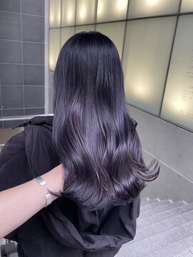 【Tierra桑原圭太】ブリーチありラベンダーグレージュ