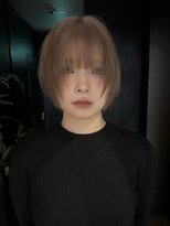 サンクマーケット 渋谷(cinq MARKET) ダブルカラーショートウルフカットショートボブレイヤー前髪あり