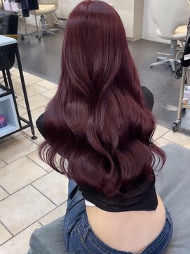 ジュイル ハラジュク(JEWIL HARAJUKU) 10代20代30代ブリーチなしボルドーカラー