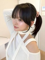 ケーツー エソラ池袋店(K-two)&nbsp;前髪カット*顔周りカット*顔周りレイヤー*髪質改善*地毛風カラー