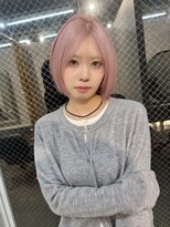 ラニヘアサロン(lani hair salon)&nbsp;ピンクカラー/ブリーチ/ボブ/ニュアンスカラー/ピンクミルクティ