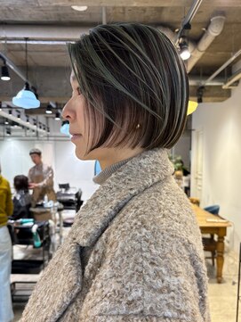 キャロルガーデンズ ボコカ 表参道(Carroll Gardens bococa) 【kacho】アンブレラカラー　ペールミント