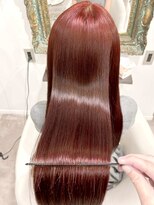 ルネラトーキョー(RUNERA TOKYO)&nbsp;ボルドーカラーレッドカラーワインレッドカラー髪質改善