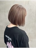 京都西院/ベージュカラー ブリーチ 髪質改善 ダブルカラー