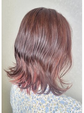 美容室 ハルミ ヘア リゾート 川口店(Harumi Hair Resort) コーラルピンク/インナーカラー/レイヤー
