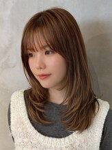 キリ 逗子(kiri)&nbsp;逗子葉山レイヤーカット顔周りレイヤーシースルーバング学割m54