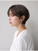 大人ショート×コンパクトショート30代40代丸顔面長池袋