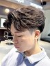 メンズカット+フェザーパーマ
