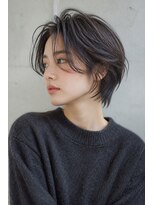 オラボ(olabo)&nbsp;大人ハンサムショート×透明感ダークグレージュ