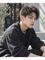 シヨン(ciyon.)&nbsp;メンズショート/アップバング/束感ショート/黒髪/刈り上げ