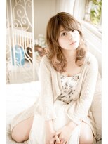 クラン(clan)&nbsp;マーメイドアッシュブラウンゆるふわスウィート小顔美髪セミディ