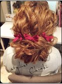 【Achieve】ルーズなシニヨンアレンジ stylist平石