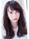 IRODORI　斜めバンク×外はねセミロング　［西尾一寛］
