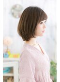 ひし形シルエット♪ナチュラルフェミニンボブa