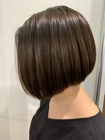 コマ(coma)&nbsp;【coma中野】ワンカールショート_オリーブカラーハイライト