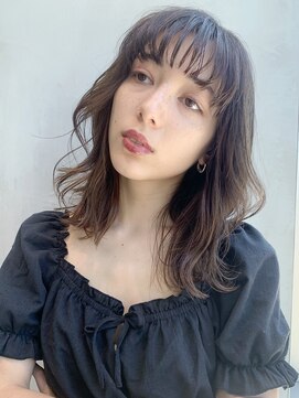 アルバム 銀座(ALBUM GINZA) ナチュラルレイヤースタイル_マロンベージュAラインボブ_68157