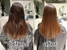 【髪質改善 × 縮毛矯正】うねりも広がりも永久的に撃退☆最高の手触りとまとまりが持続します