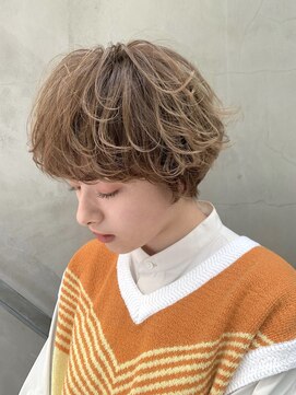 ドゥーア 代官山(Door) カジュアルなショートパーマ