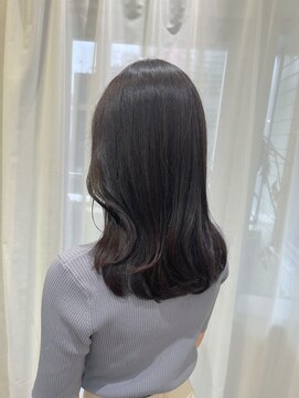 ロンドプランタン 恵比寿(Lond Printemps) 韓国風ダークアッシュミディアム髪質改善トリートメント【中居】