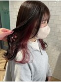 ピンク×インナーピンク