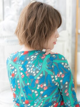 モッズヘア 越谷(mod's hair) ★斜めバング外国人風グラデーションソバージュ20代30代40代★9