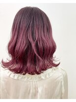 キティン 吉祥寺(kitin)&nbsp;《kitin吉祥寺》ピンクグラデーションカラー　ミディアム