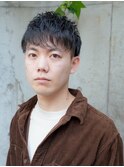 ツーブロックショート