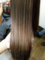 美容室もぜか堂&nbsp;柔らかい手触り。ピンとした不自然さがないナチュラル美髪
