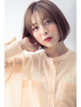 ブリング バイ スノードロップ 吉祥寺(BRING by Snowdrop) 黒髪/グレーベージュ/レイヤーロング/前髪パーマ/吉祥寺