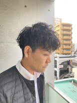 メンズサロン ウエストサイドカットクラブ(Men's West Side Cut Club) 刈り上げ×波巻きパーマ