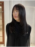 【中澤彩乃】レイヤーロングピンクブラウンモーブピンク吉祥寺